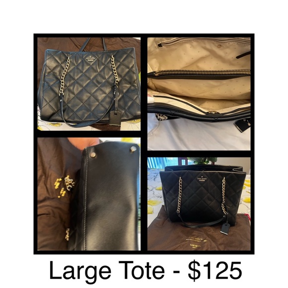 Kate Spade Black Tote - Picture 2 of 2